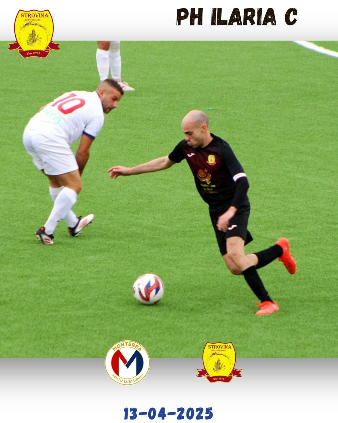 Azione di gioco della Strovina nel match contro il Monterra