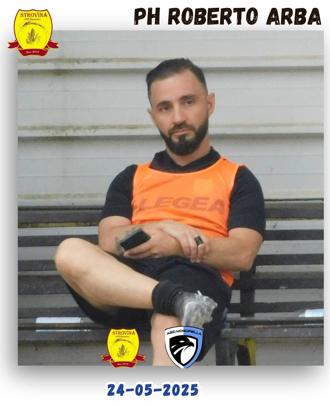 Azione di gioco della Strovina nel match contro il Mogorella