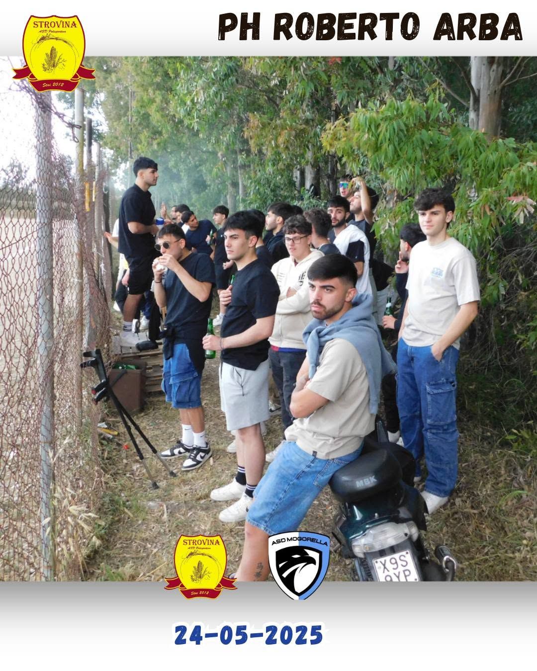 Azione di gioco della Strovina nel match contro il Mogorella